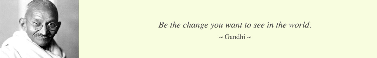 gandhi, one community value, gandhi quote