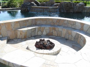 indoor fire pit, eco pool, green jacuzzi ideas, green living