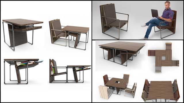 This week the core team created initial image collages for the City Center DIY Pipe Furniture tutorial.