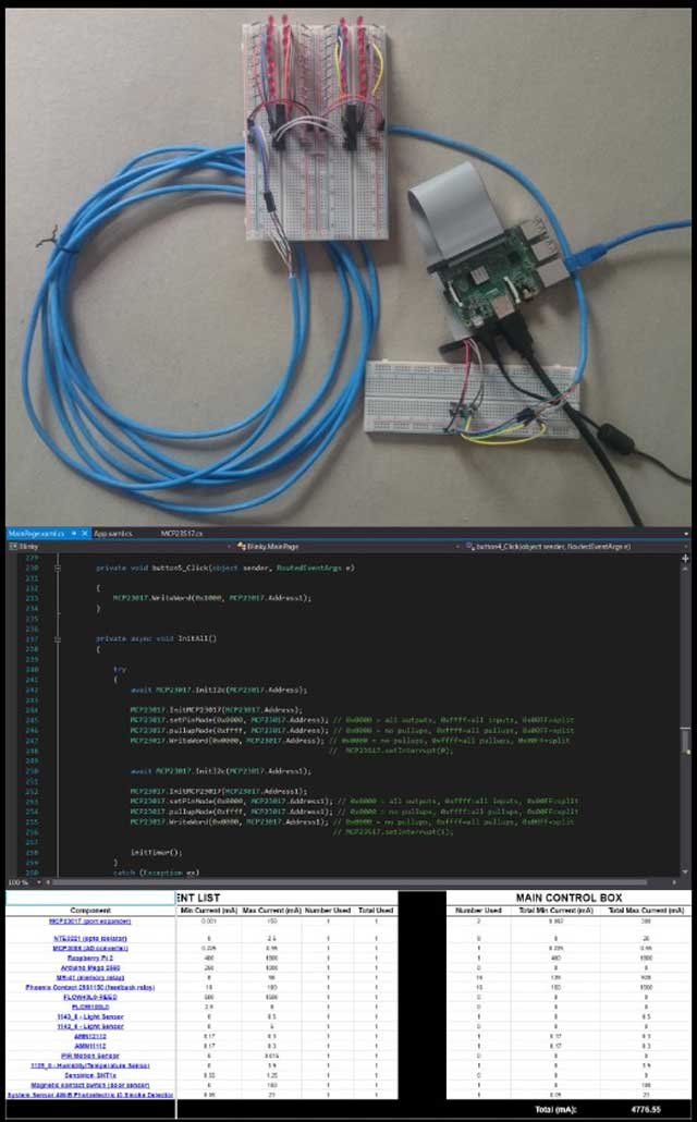 Lucas Tsutsui da Silva (4th-year Computer Engineering Student) also did long cable tests for the Pi2, updated code he’d been testing for functionality, and updated the current requirements spreadsheet to include the total current information for the main controller box.