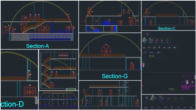 And Renan Dantas (Mechanical Engineer) continued with his 4th week working on creating our next generation of Duplicable City Center section drawings. This week’s focus was reorganizing the complete Master File and further updates to layer organization, colors, and details for all the sections shown here.