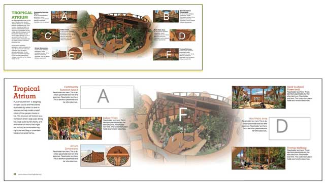 ....and incorporated them into the 7 villages online book along with updates to the front spread: