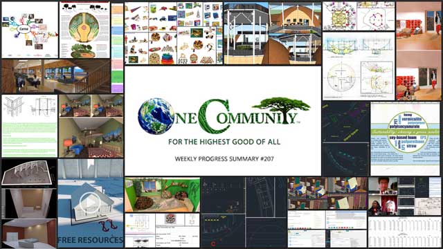 Advancing Ecological Living, One Community Weekly Progress Update #207