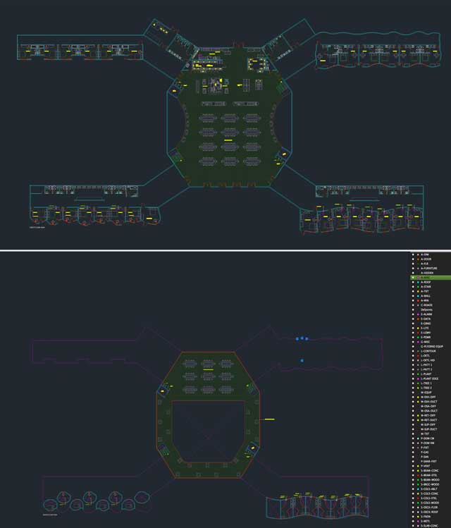 finished updating the AutoCAD files to standardized formats for the Cob Village (Pod 3)