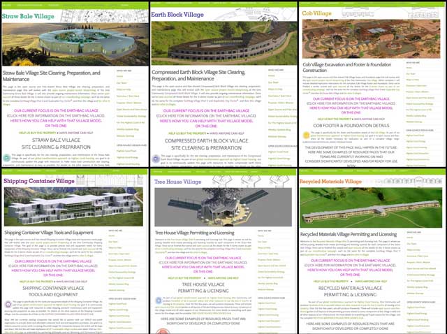 This week the core team created 22 new pages related to the open source hubs from each of the 7 villages. You can see 6 examples of these here.