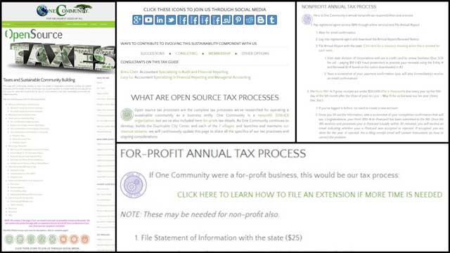 And the core team worked on proofreading and updating the formatting for the taxes page. The page is now 75% complete.
