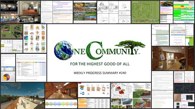 The Science of Sustainable Ecology, One Community Weekly Progress Update #240