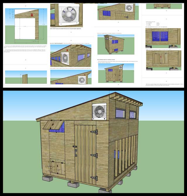 Chicken coop, Making Sustainability More Accessible, One Community Weekly Progress Update #383