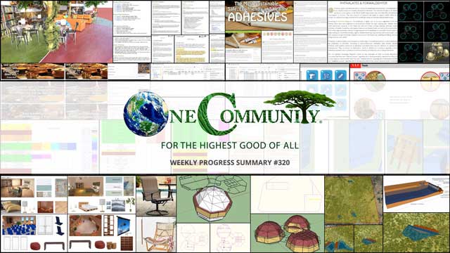 Global Eco-Cooperative Initiative, One Community Weekly Progress Update #320