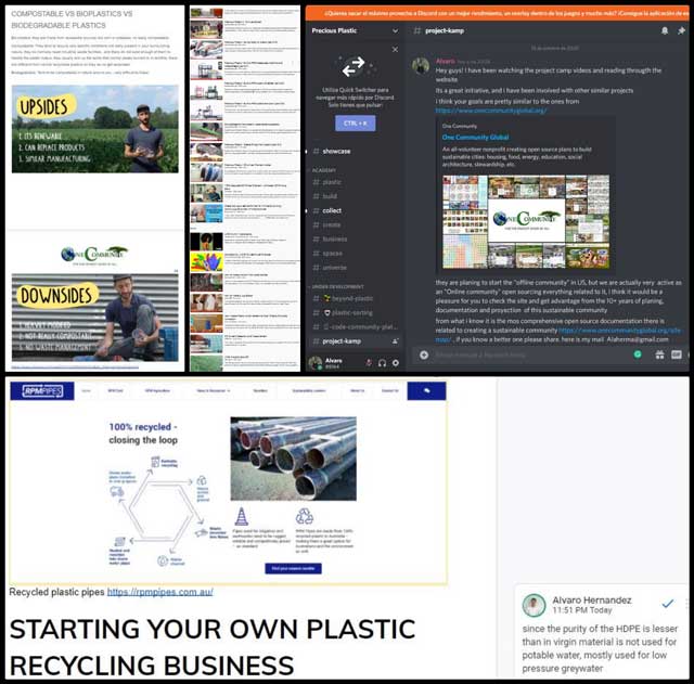 Plastic Recycling, Repurposing, and Reuse Options tutorial, Long-term Sustainable-change Engine, One Community Weekly Progress Update #398
