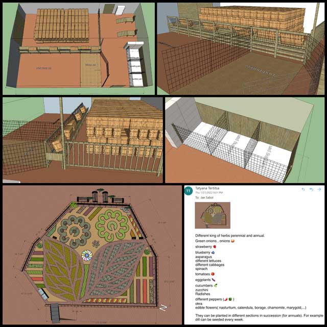 3D SketchUp model of the Sheep barn, Better Living Through Open Source Sustainability, One Community Weekly Progress Update #463