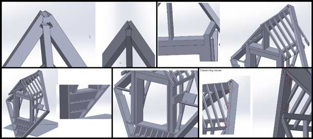 Duplicable City Center dormer window designs and assembly instructions, Active Sustainable Reinvention of Our World, One Community Weekly Progress Update #487