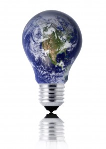 earth bulb, One Community, sustainability