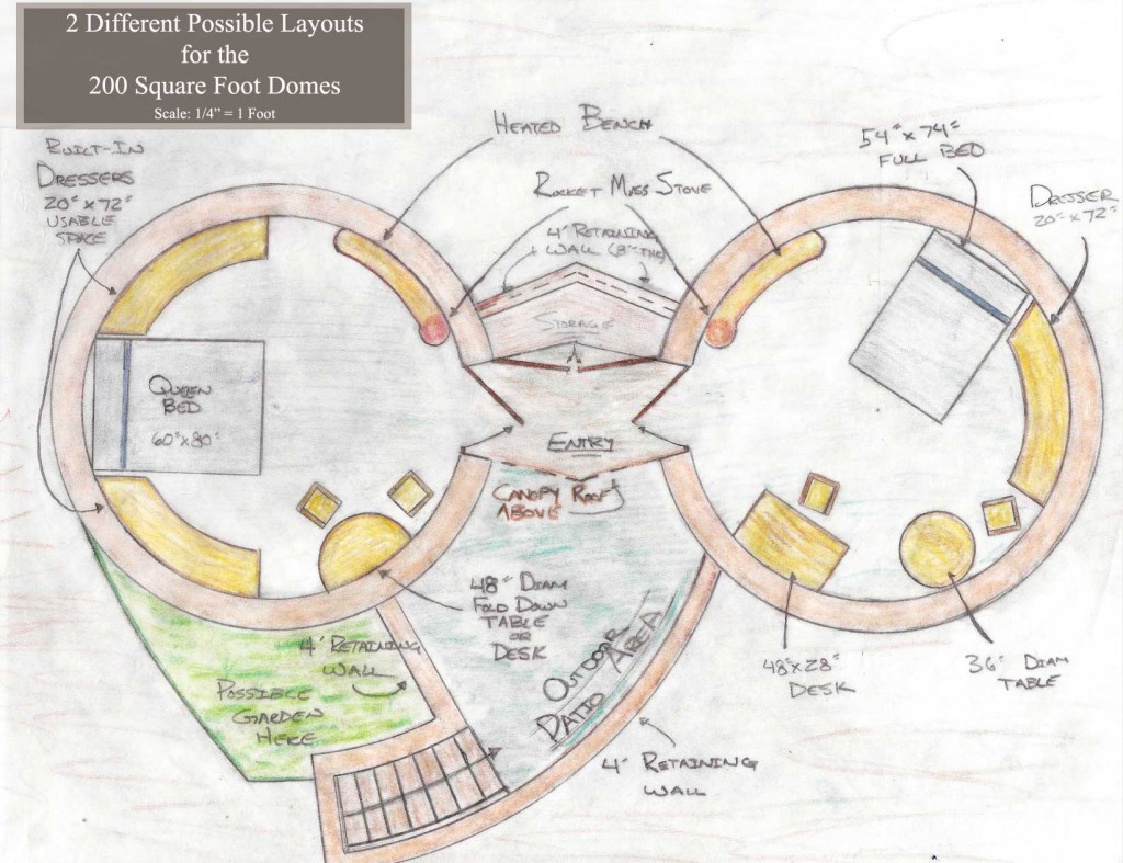 earthbag construction, pod 1, One Community, Earth Dome, sustainable village, sustainable architecture, eco-living, open source architecture, green building