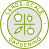 Large-scale Gardening Icon, food diversity, organic food, eco-living, grow your own food