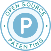 open source and patent icon, patenting rights, copyrights, trademarks
