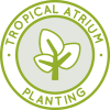 Tropical Atrium Planting Icon, One Community Tropical Atrium, greenhouse, eco-greenhouse, Highest Good food, tropical greenhouse, indoor growing, sustainable food, Earthbag Village, One Community, sustainable community, green living, One Community Global