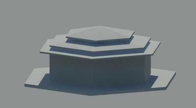 SEGO Center Cupola Roof Design - Render 1.0
