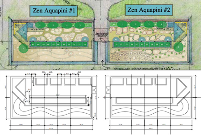 Before and After Pictures of the First Zenapini Layouts into CAD, One Community