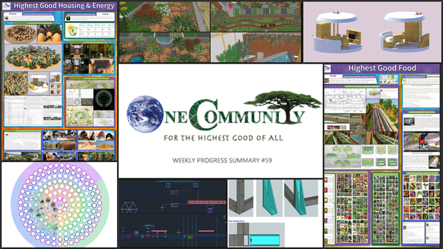 Creating Global Sustainability, One Community Weekly Progress Update #59