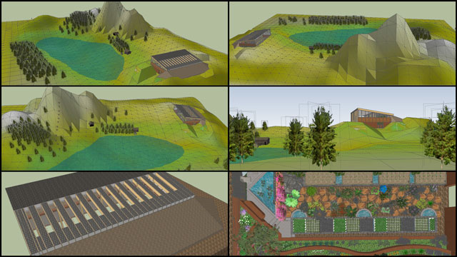 Zenapini 3-D terrain, One Community 