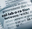 cooperation, collaboration, theme, icon, english