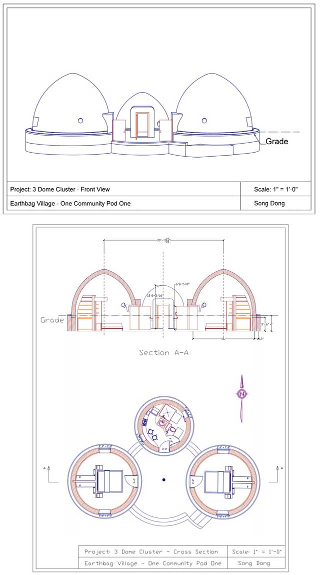 3-dome 3-dome structures in AutoCAD, One Community