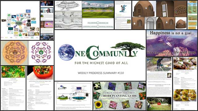Sustainable Global Education Blueprint, One Community Weekly Progress Update #110