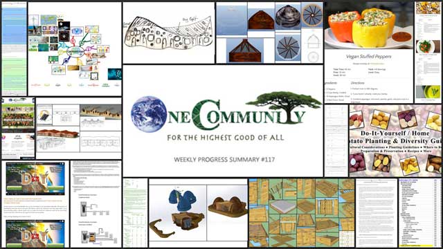 Sustainable Civilization Design and Implementation, One Community Weekly Progress Update #117