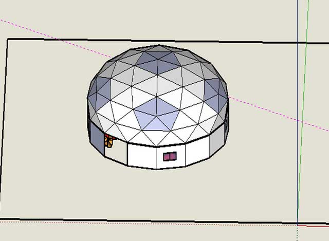 And finally, Ana corrected some problems in the structure of the Ultimate Classroom’s projection dome.
