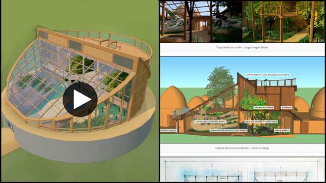 added annotations and updated the Tropical Atrium open source hub with the amazing 3-D interactive presentation you see here from Gilberto of the Graphic Design Intern Team, One Community