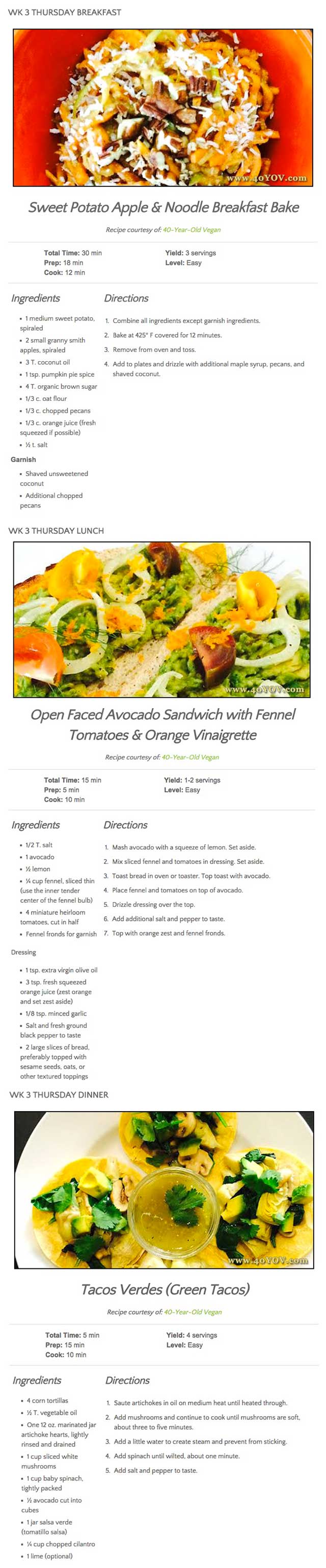 vegan recipes, blog 128, One Community
