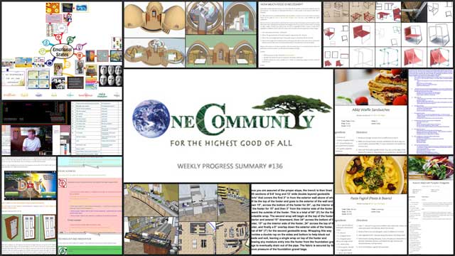 Writing the Next Chapter of the Human Story, One Community Weekly Progress Update #136