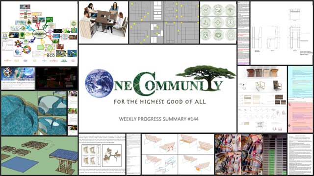 Ecological Prosperity, One Community Weekly Progress Update #144