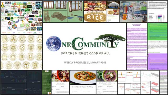 Green-Living Community Solutions - One Community Weekly Progress Update #145