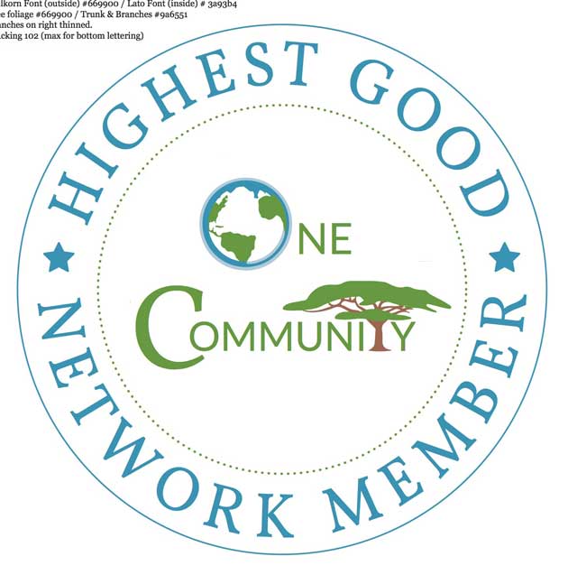 Ecological Tipping Point for an Abundant Future, This week in Highest Good society, Jonathan DeAscentis (Graphic Designer and Web Developer) finished development of our Highest Good Network logo as shown here. Next step is trademarking of this logo.