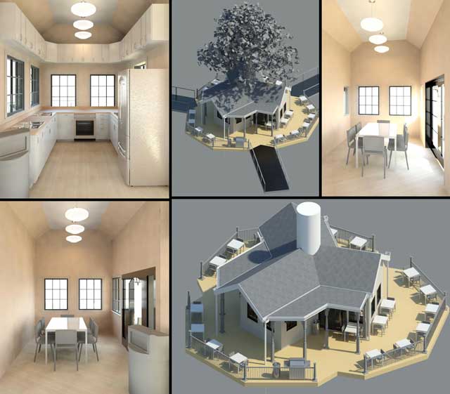 Global Ecology Open Source Model – One Community Tree House Village Renders, Jesika Rohrbach (Architectural Drafter, Designer, and 3-D Modeler), blog 159