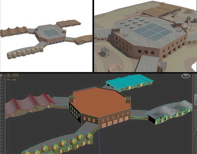 Dean Scholz, Architectural Designer, further developed what's necessary for us to create quality Cob Village (Pod 3) renders. Here is update 25 of his work that continued with exploration of a new and more accurate roof design as seen here. , restoring sustainable balance