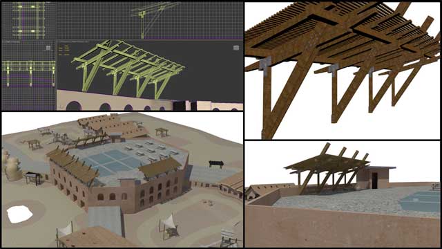 Dean Scholz, Architectural Designer, further developed what’s necessary for us to create quality Cob Village (Pod 3) renders. Here is update 26 of his work that focused on shade structures for the newly designed roof., designs for a better world