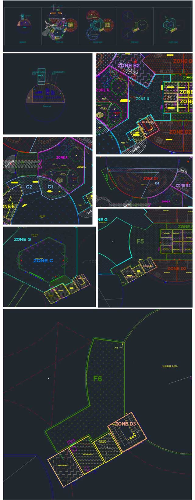 Dipti Dhondarkar, (Electrical Engineer) also continued with her 14th week of work on the lighting zones. This week’s progress continued with final revisions and defining of the zones as shown here. We’d say we are now 95% complete with this component of the City Center.