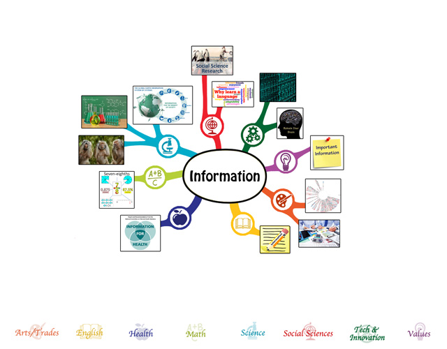 We also completed the first 25% of the mindmap for the Information Lesson Plan