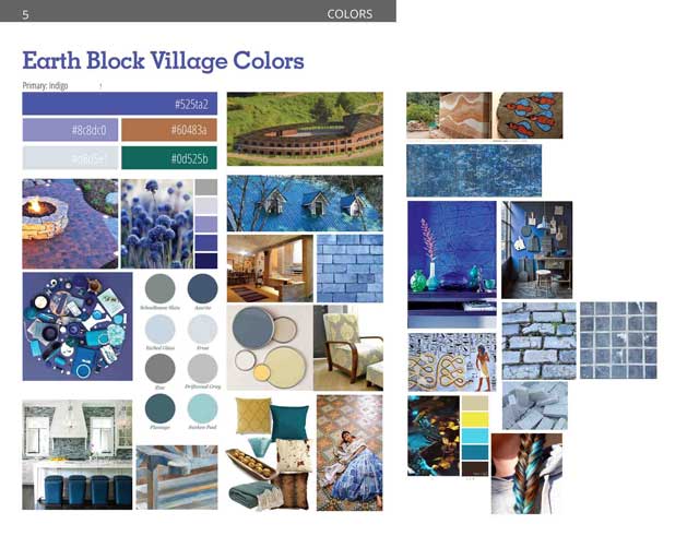 Completed the 1st Round of Compressed Earth Block Village Color Board 