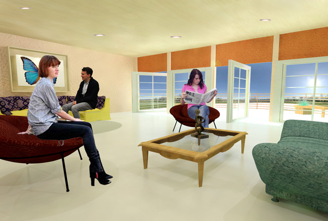  Bupesh Seethala (Interior Designer) finalized this image for the recreation and social space