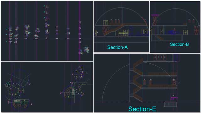 And Renan Dantas (Mechanical Engineer) continued with his 3rd week working on creating our next generation of Duplicable City Center section drawings. This week’s focus was primarily on adding more section details, creating a better layer system for the complete structure, and updating the colors for the different layers so everything is easier to see.