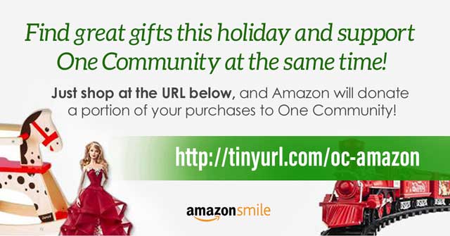 One Community Amazon Smile Holiday Promotion