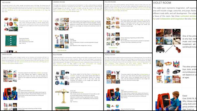 And Jennifer Zhou (Web Designer) completed the addition and formatting of the final images to the Learning Tools and Toys page.