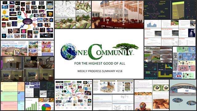 Creating a Better Planet for Us All, One Community Weekly Progress Update #218