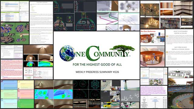 New-World Human Progress, One Community Weekly Progress Update #226