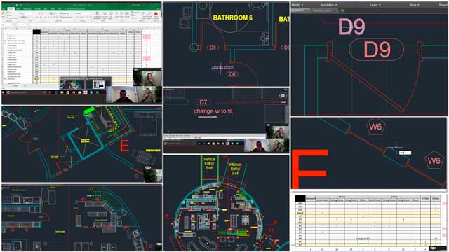 Renan Dantas (Mechanical Engineer) continued with his 19th week working on the Duplicable City Center AutoCAD updates. This week’s focus was reviewing the complete window and door plan to simplify and improve it.