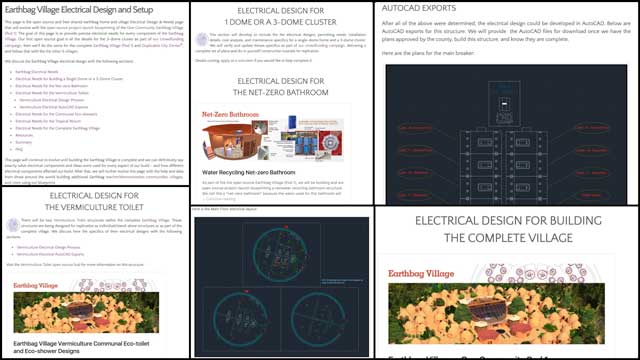Localized ecology, And core team finished the formatting, image updates, and text additions for the Vermiculture section of the Earthbag Village electrical design page.